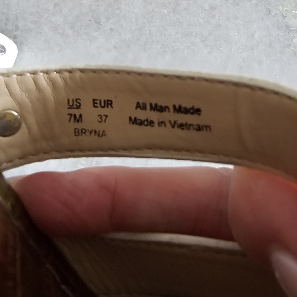 Sam Edelman Bryna White Patent Leather Slide Sandals Womens - Picture 4 of 6